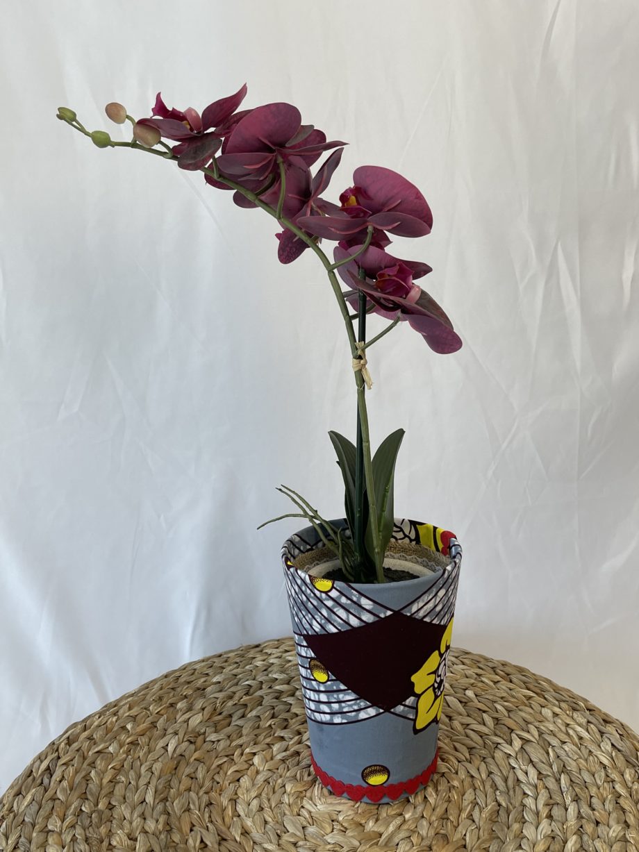 Vase en verre personalisé Fleurs